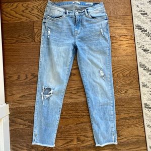 Kensie Effortless Skinny Crop Jeans